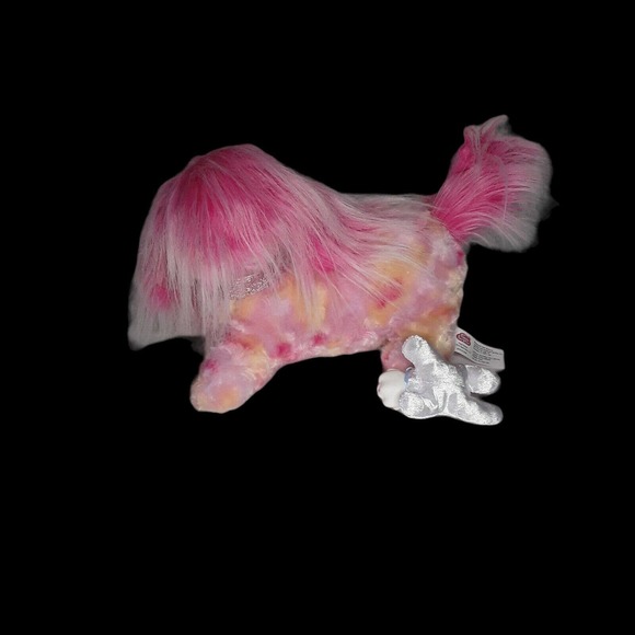 Puppy Surprise Sari Plush 12" Pink Multicolored Dog Mom 1 Baby Stuffed Animal - Picture 2 of 5